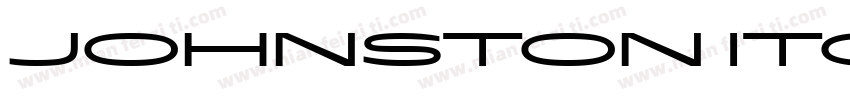Johnston ITC Pro Med字体转换